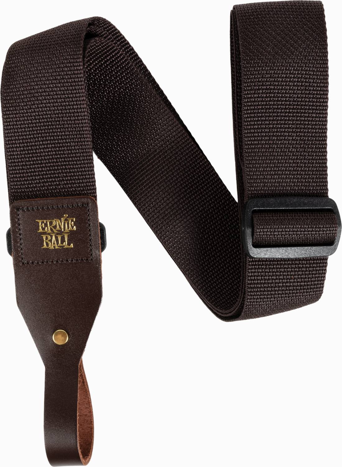 Ernie Ball 5366 Acoustic Poly Pro Strap, Brown