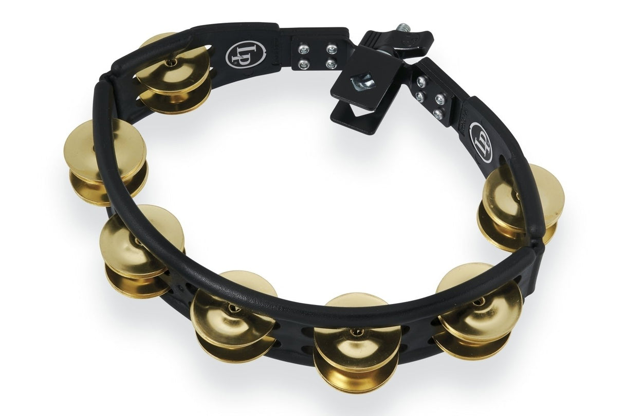 Latin Percussion tambourine Cyclops mountable - brass jingles, black (LP175)