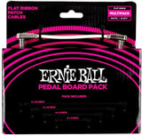 Ernie Ball EB-6387, Flat Patch Cable White, Multipack