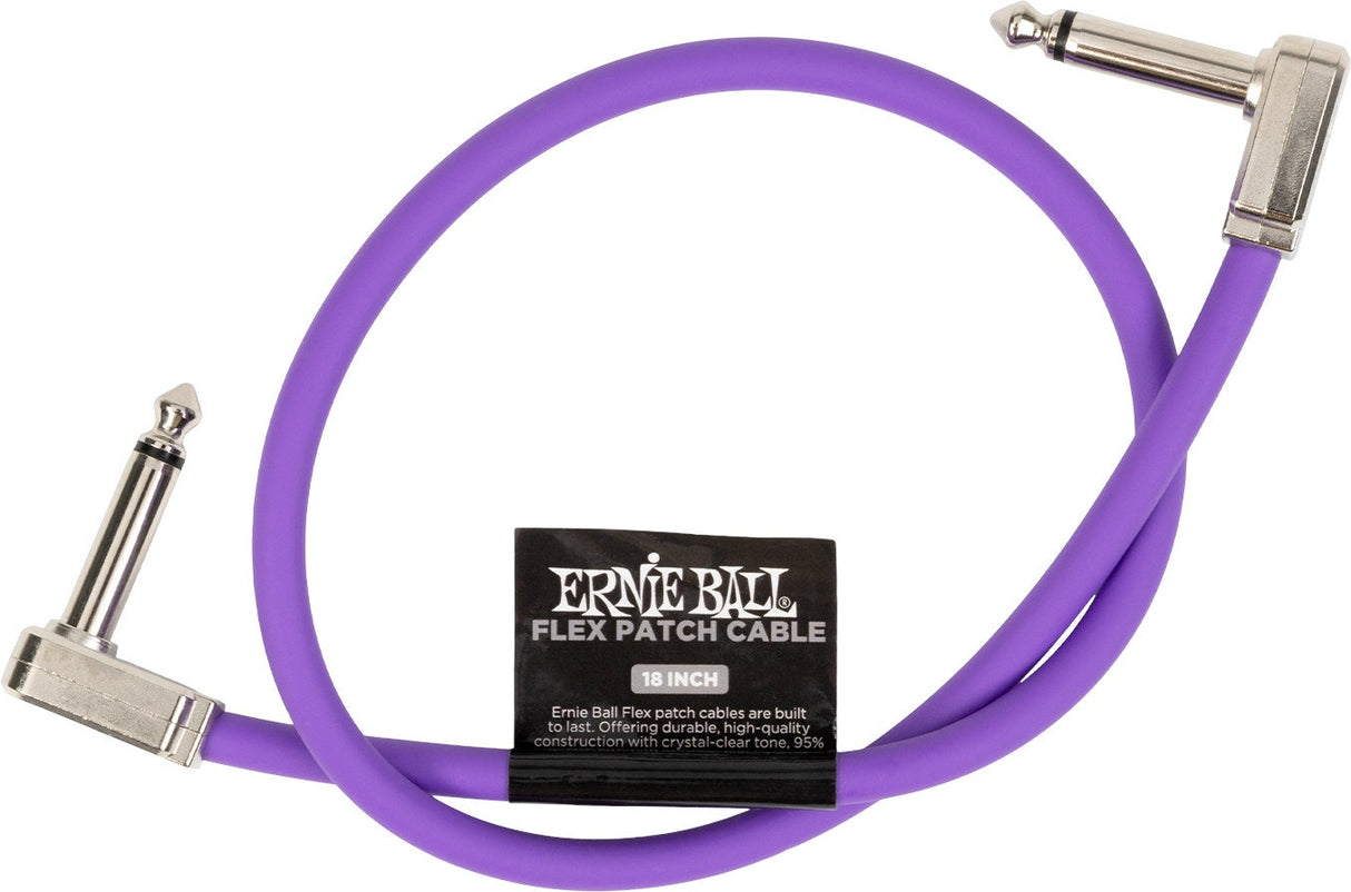 Ernie Ball 6449 Flex Patch Cable Purple 45cm