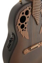 Adamas E-Acoustic Guitars 1687GT Deep Non-Cutaway - Reverse Brown Burst (1687GT-9W-G)
