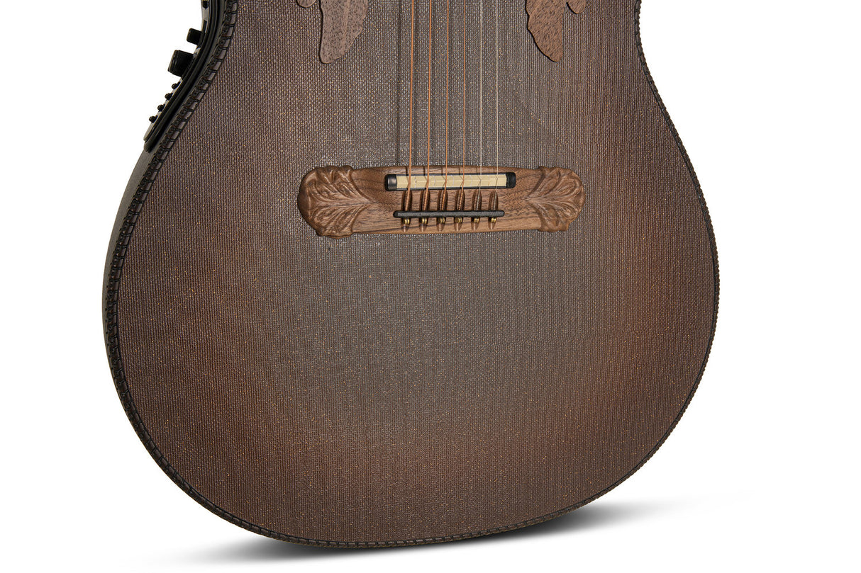 Adamas E-Acoustic Guitars 2087GT Deep Contour Cutaway - Reverse Brown Burst (2087GT-9W-G)