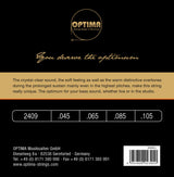 Optima E-Bass strings Unique studio golden strings - 4-string long sc. (2409L)
