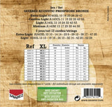 Savarez Strings for Acoustic Guitars Acoustic - 12.str. Ex-Light .010 (A240XL)