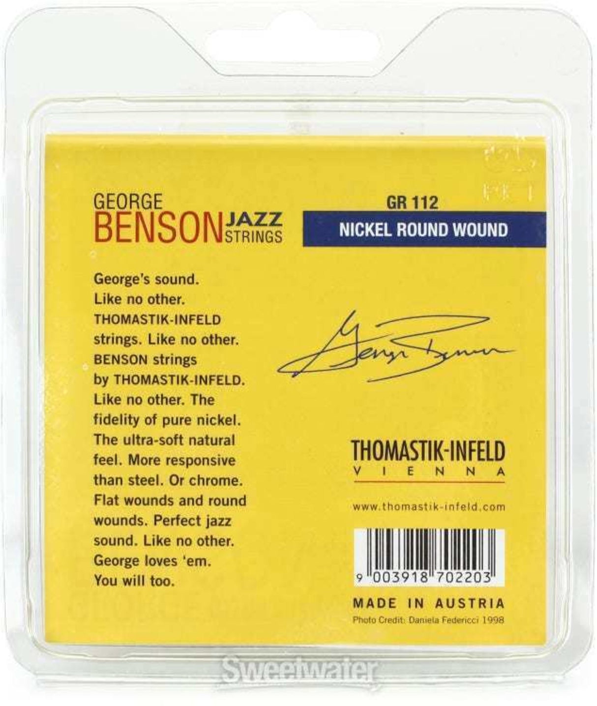 Thomastik-Infeld strings for electric guitar George Benson Jazz Guitars - Set roundwound (GR112)