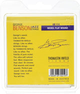 Thomastik-Infeld strings for electric guitar George Benson Jazz Guitars - Set heavy flatwound (GB114)