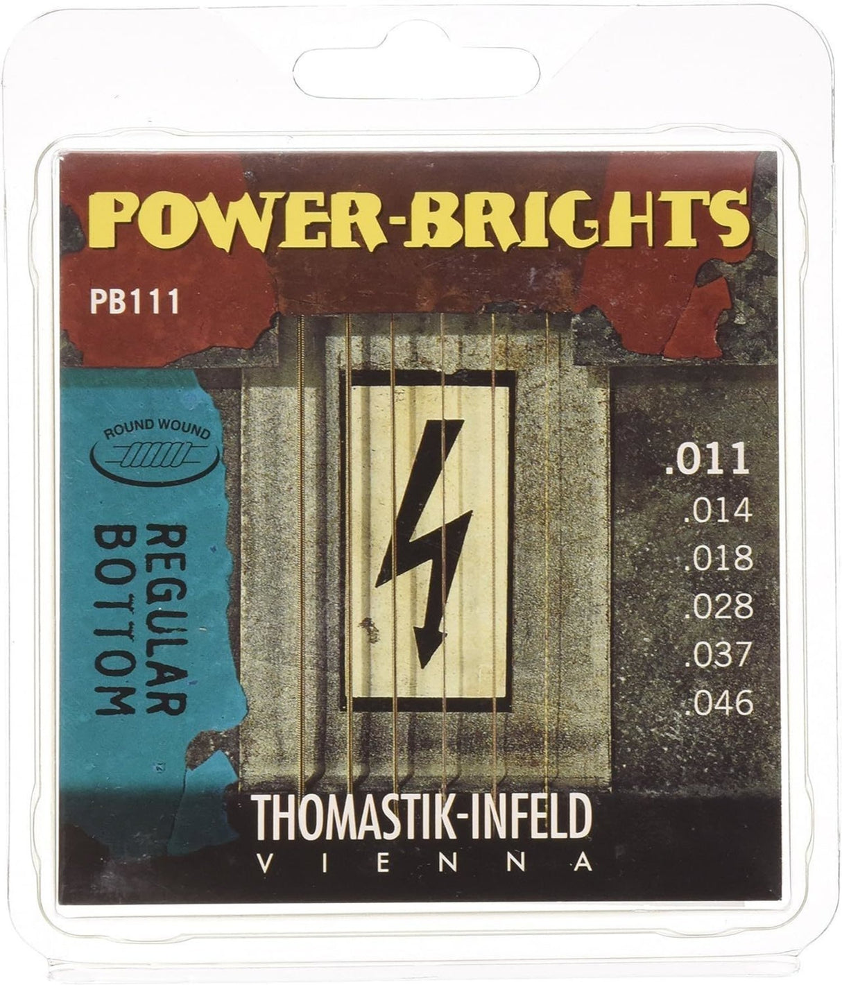 Thomastik-Infeld Strings for electric guitar Power Brights Series - Set 011 (PB111)