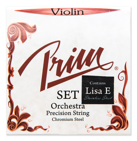 Prim Violins strings Stainless Steel - Set with Lisa E (Orchestra)