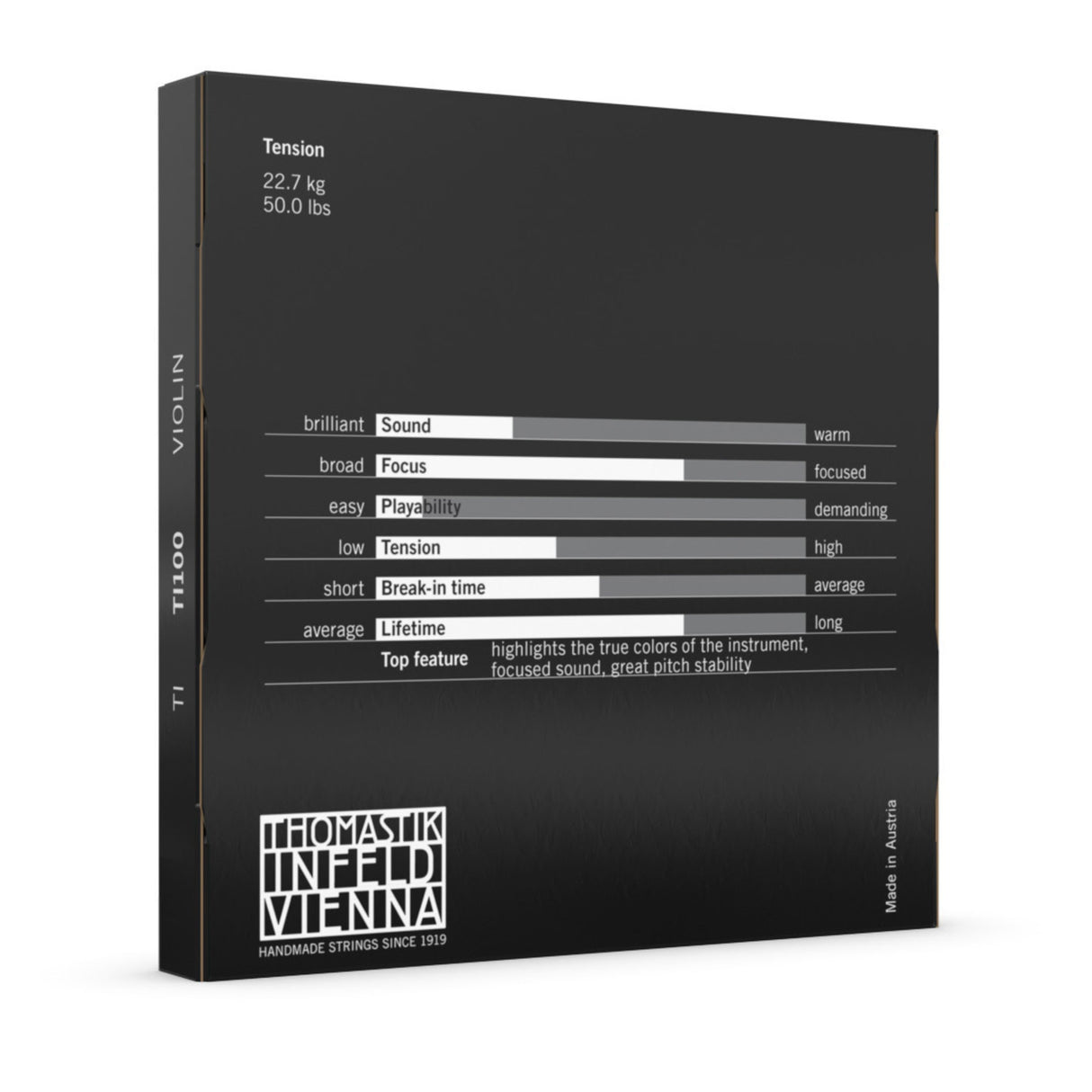 Thomastik-Infeld Violins strings TI - Set* with D Alu (TI100)