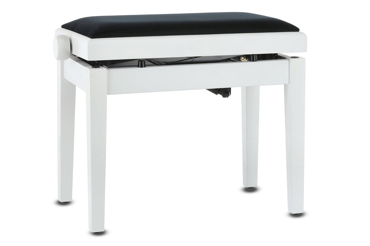 GEWA Deluxe Autolift piano bench - White matte