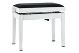 GEWA Deluxe Autolift piano bench - White matte