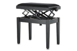 GEWA Deluxe Autolift piano bench - Black matte