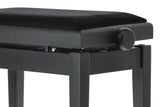 GEWA Deluxe Autolift piano bench - Black matte