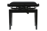 GEWA Deluxe Autolift piano bench - Black high gloss