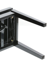 GEWA Deluxe Autolift piano bench - Black high gloss