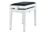 GEWA Deluxe Autolift piano bench - White matte