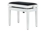 GEWA Deluxe Autolift piano bench - White matte