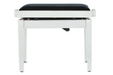 GEWA Deluxe Autolift piano bench - White matte