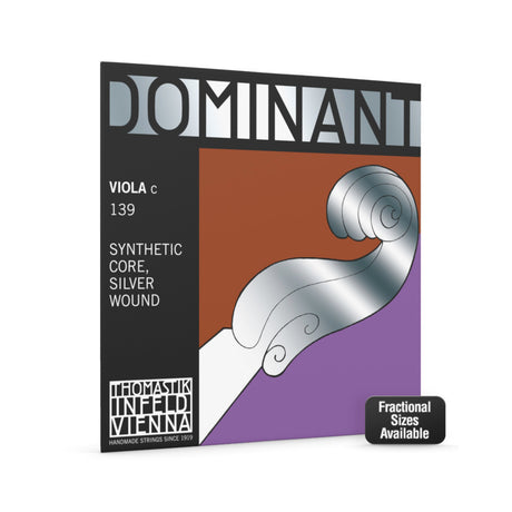 Thomastik-Infeld Strings for Viola Dominant nylon core - C Silver 3/4 (139 3/4)