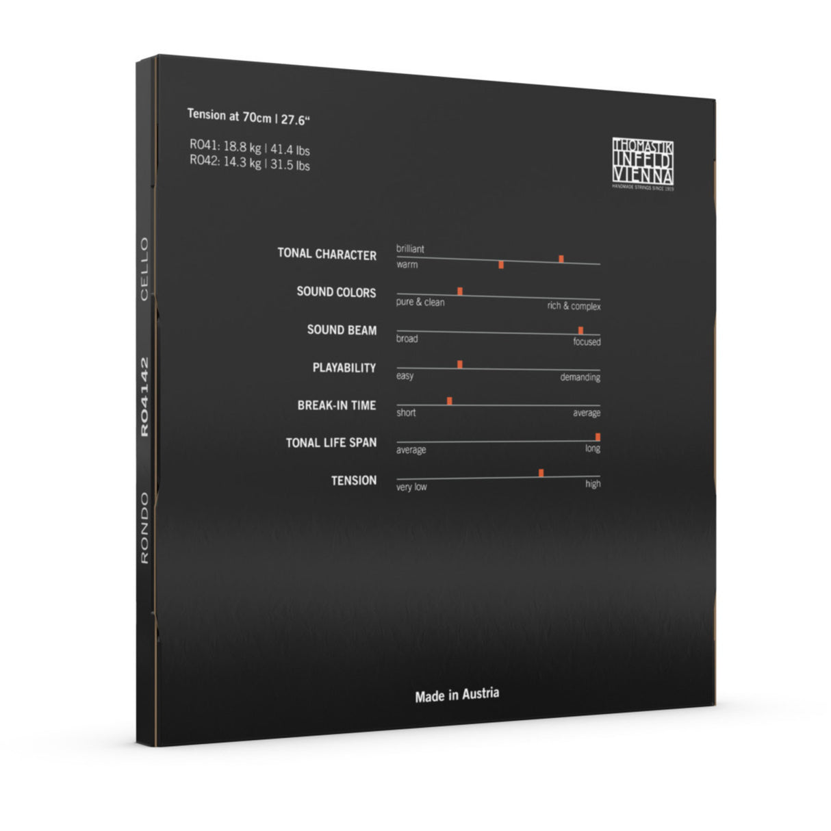 Thomastik-Infeld Cellos strings Rondo - *Half set A+D medium (4142)