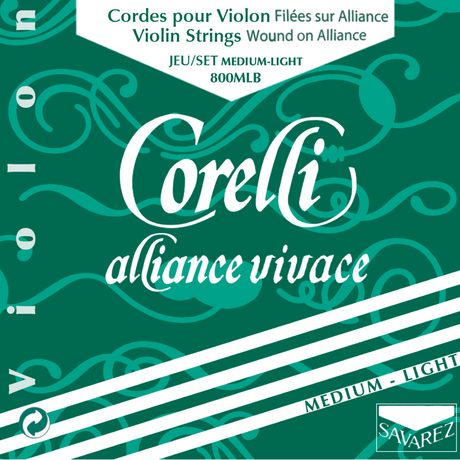 Corelli Violins strings Alliance Vivace - Medium-light 800MLB