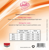 Corelli Violins strings New Crystal - forte (700FB)