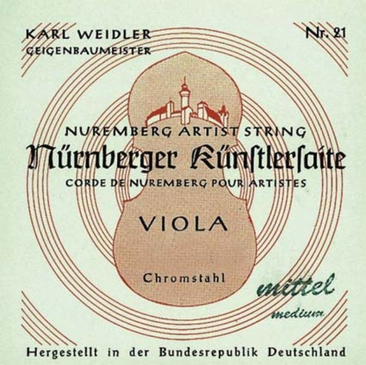 Nürnberger Strings for Viola Kuenstler strand core - C (24)