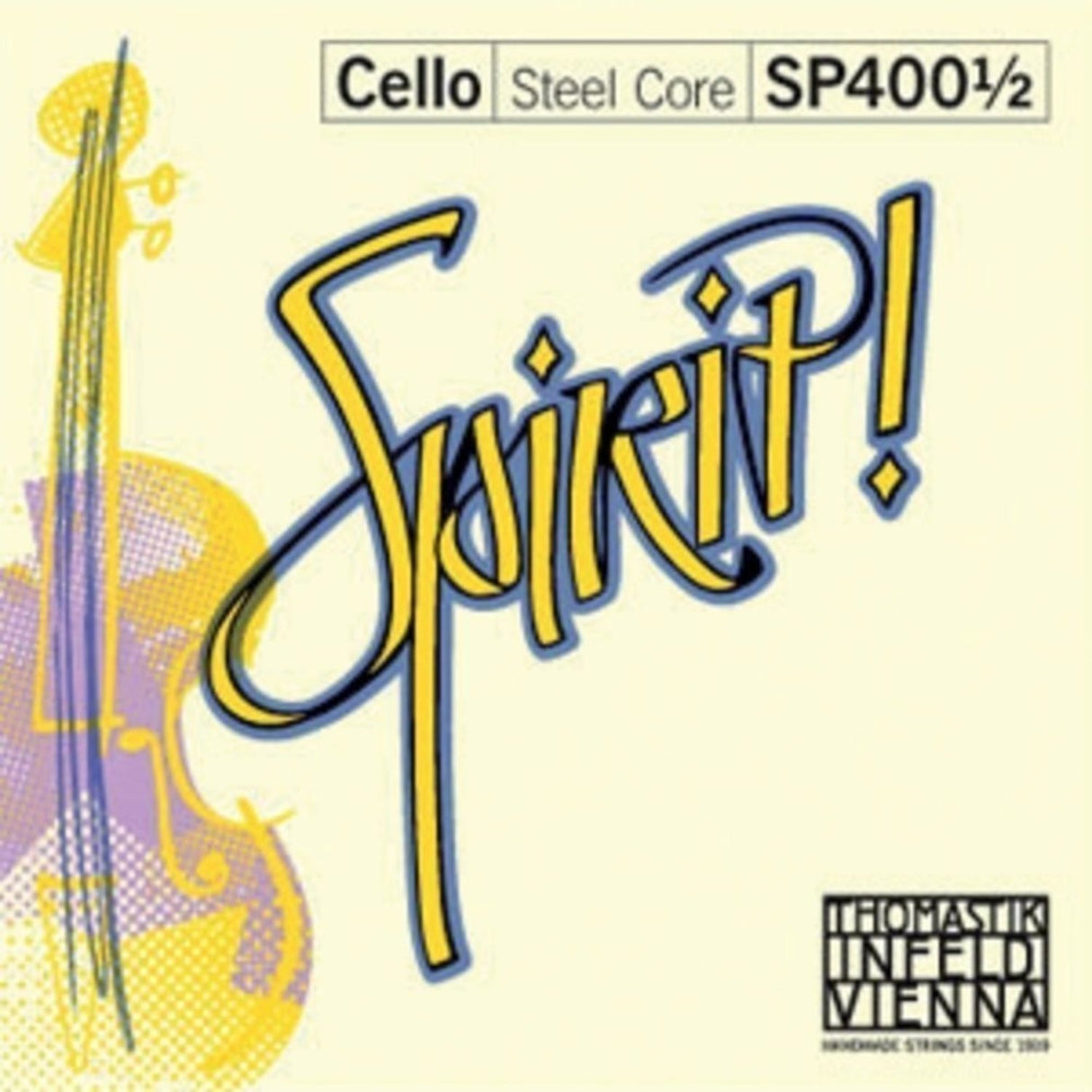 Thomastik-Infeld Cellos Strings Spirit Fractonal – for small sizes - C 1/2 (SP44 1/2)