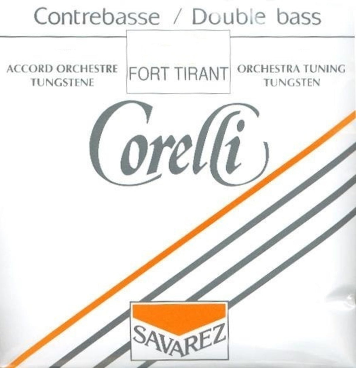 Corelli double bass strings orchestral tuning wolfram - Strong (373F)