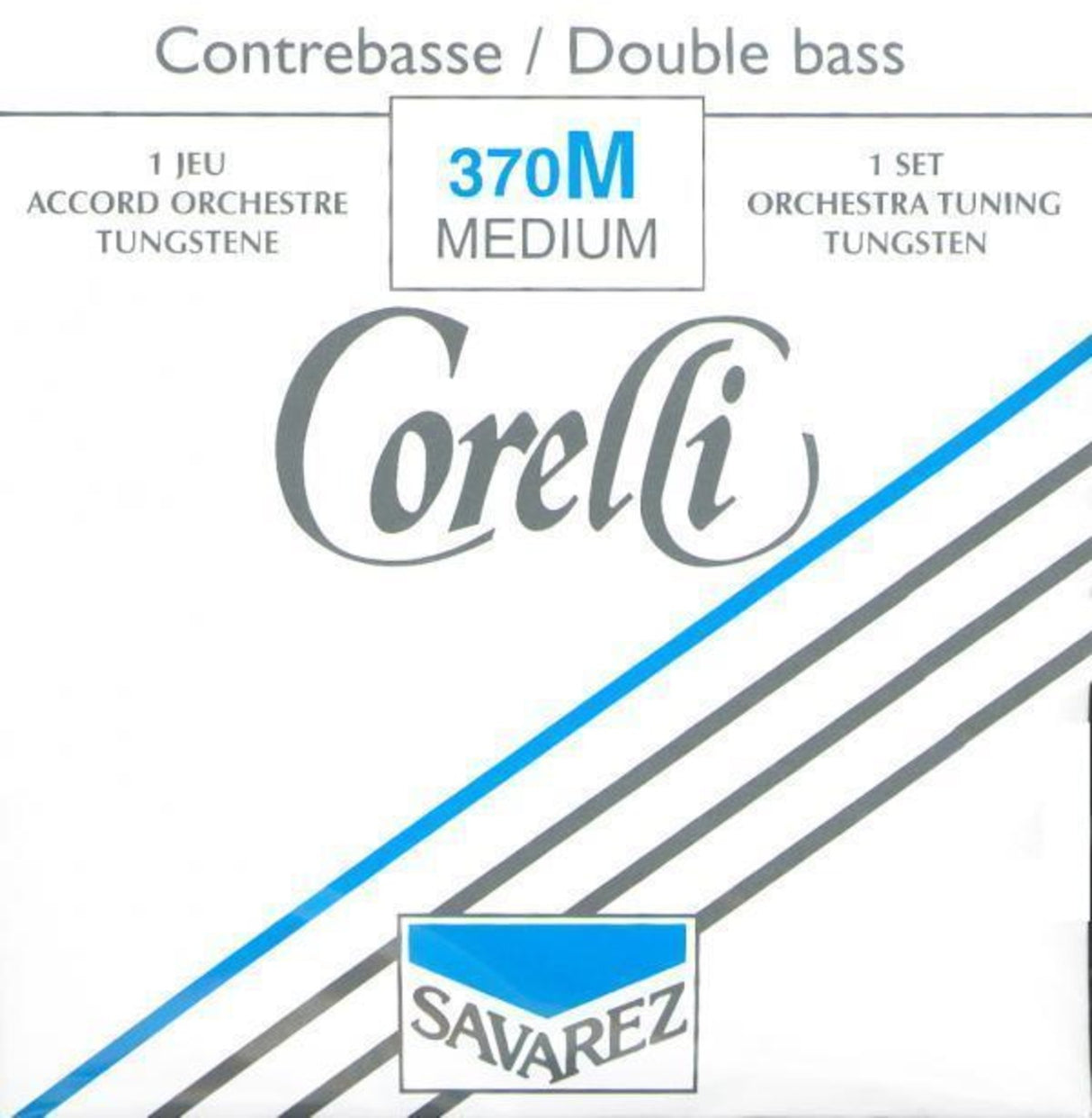 Corelli double bass strings Orchestral tuning tungsten - Strong (372F)