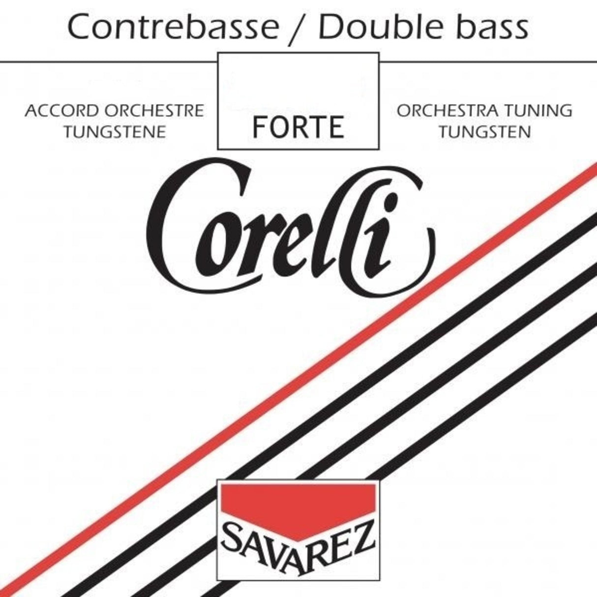Corelli double bass strings Solo tuning nickel - Extra strong (361TX)