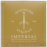 Augustine Strings for classical guitar Imperial Crystal Nylon medium - Set Imperial Black (medium/low)