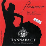 Hannabach Strings for classical guitars Serie 827 Super High Tension Flamenco - Set of 3 Bass (8277SHT)