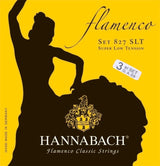 Hannabach Strings for classical guitars Serie 827 Super Low Tension Flamenco - Set of 3 bass (8277SLT)