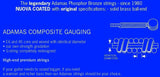 Adamas Strings for Acoustic Guitars Nuova phosphor bronze coated set (3) - Set of 3 Ex-Light .010 (1717NU-3)