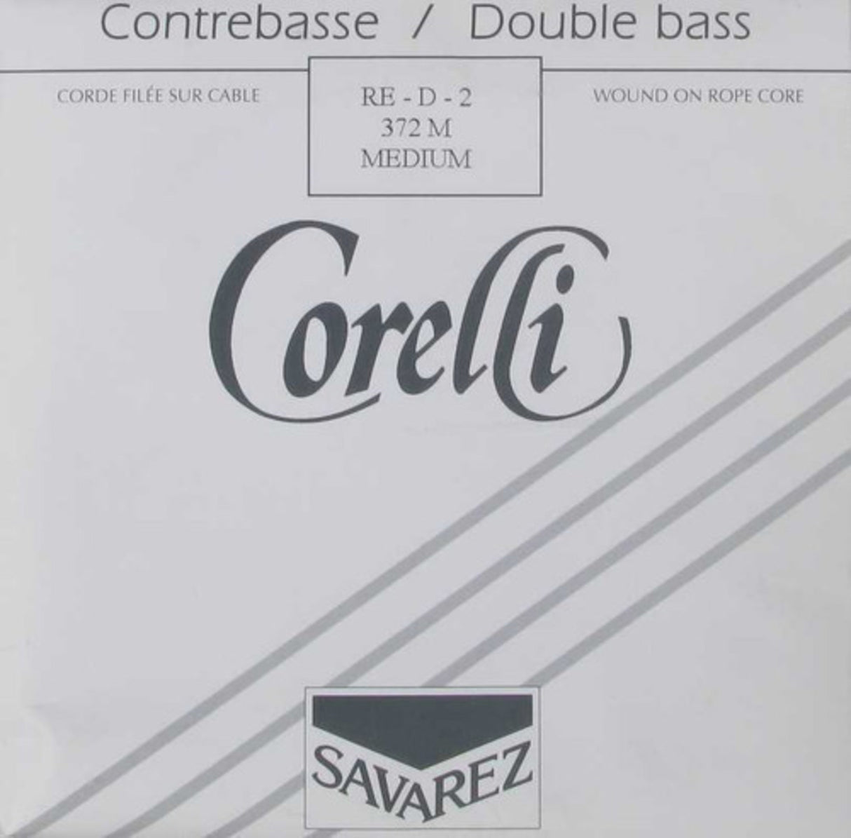 Corelli double bass strings Orchestral tuning tungsten - Medium (372M)