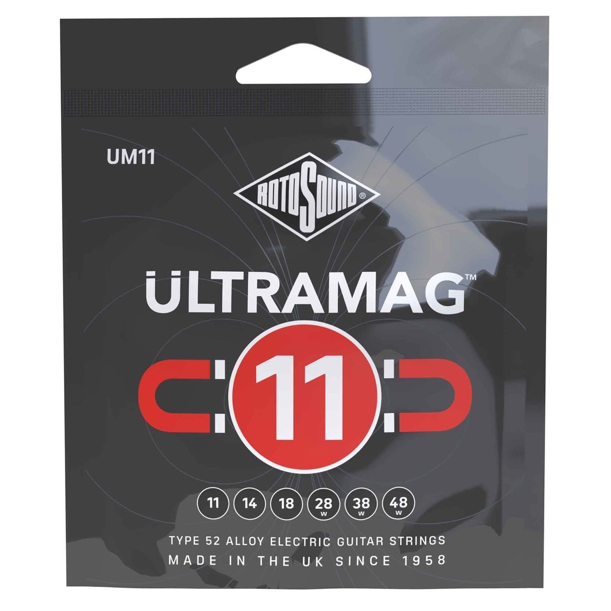 Rotosound Strings for electric guitar Ultramag - Set Medium 11-48 (UM11)