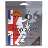 Rotosound E-Bass Strings Swing Bass 66 - Set 4-string DROP ZONE Custom 65-130 (RS66LH)