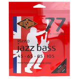 Rotosound Jazz Bass strings Jazz Bass 77 - 4-string set, Flatwound Standard 45-105 (RS77LD)