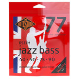 Rotosound Jazz Bass strings Jazz Bass 77 - 4-string set, Medium 40-90 //Medium scale length (30.5"/772mm to 32"/810mm) (RS77M)