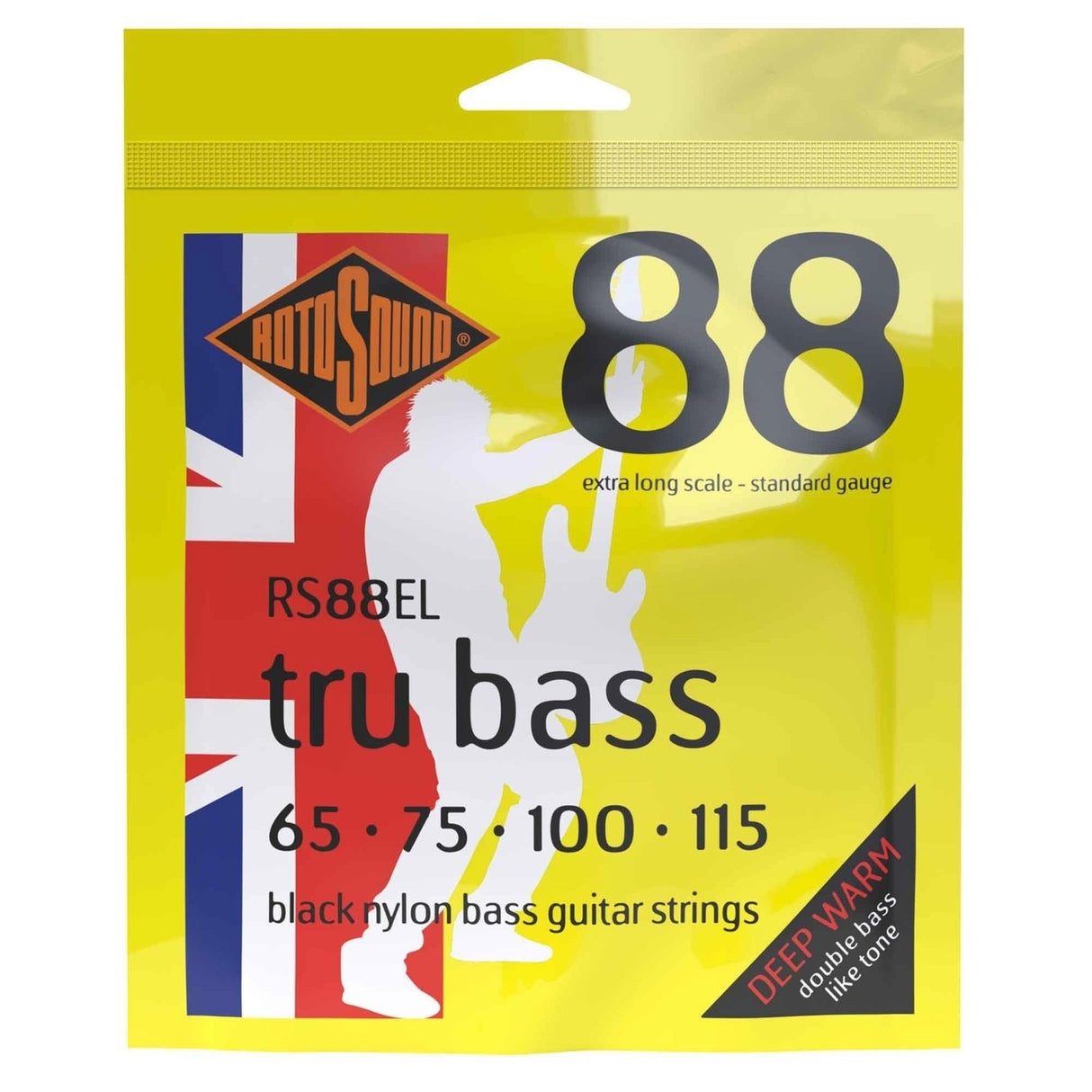 Rotosound E-Bass Strings Tru Bass 88 - Set 4-string Extra Long // Extra long scale length (33.5"/850mm to 36"/915mm) (RS88EL)