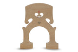 Despiau Double bass bridge Planet B Belgian Model - 3/4 (Foot width 150)