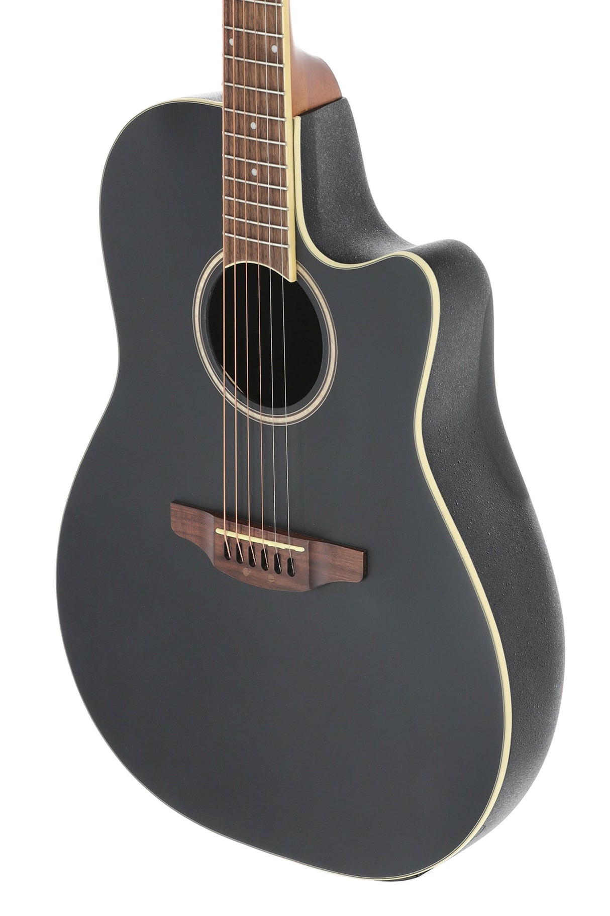 Applause E-Acoustic Guitars AB24II CS Mid Cutaway - Black Satin (AB24-5S)