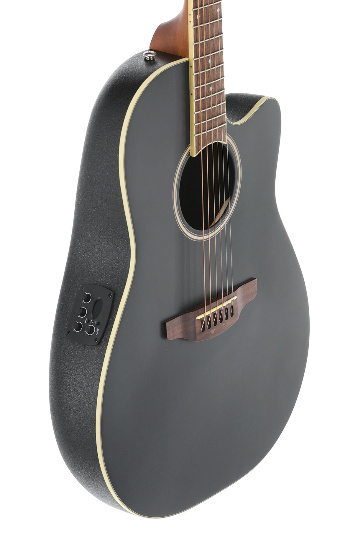 Applause E-Acoustic Guitars AB24II CS Mid Cutaway - Black Satin (AB24-5S)
