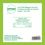 Optima Strings for zither Harp/air-resonance zither nylon green 1321 - Bass Set (1321.MSBA)