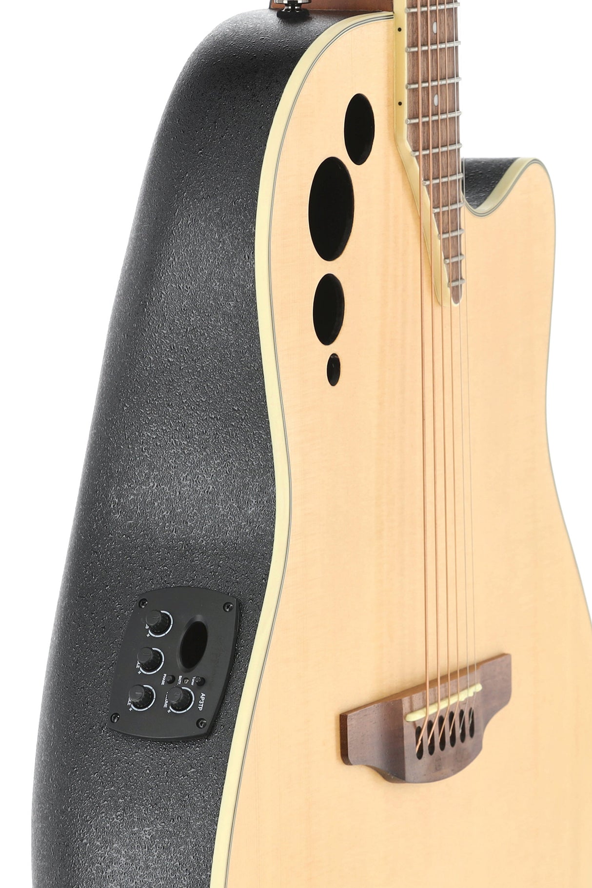 Applause E-Acoustic Guitars AE44II Mid Cutaway - Natural Satin (AE44-4S)