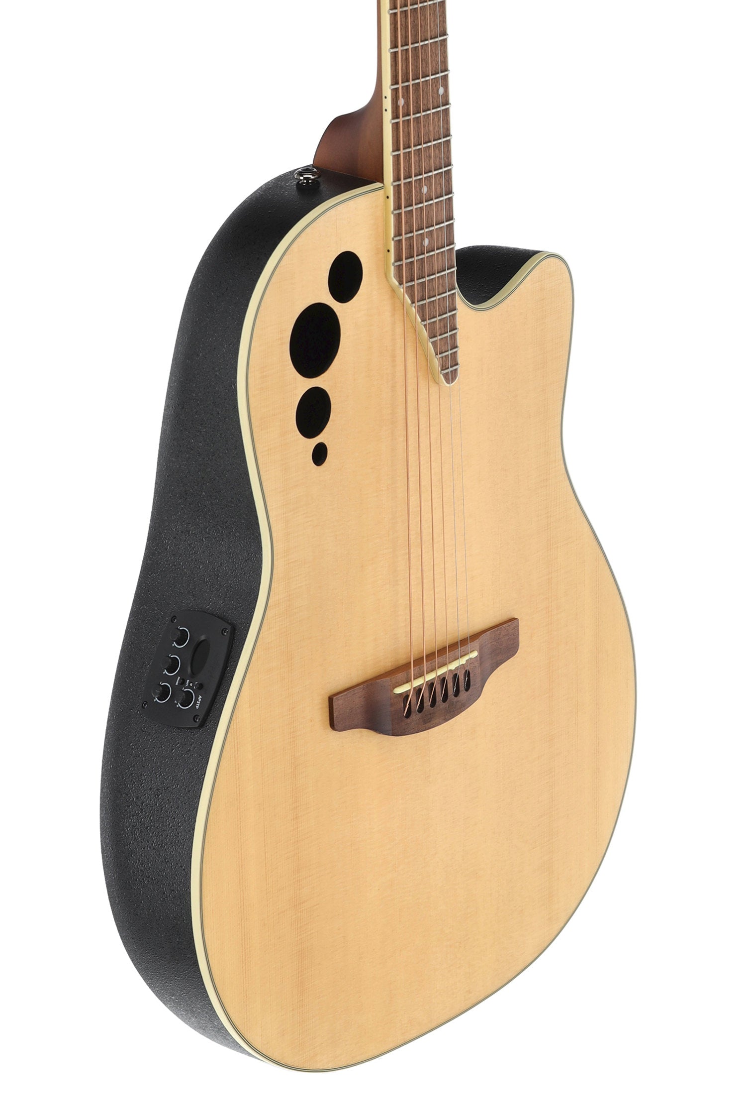 Applause E-Acoustic Guitars AE44II Mid Cutaway - Natural Satin (AE44-4S)