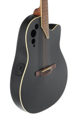 Applause E-Acoustic Guitars AE44II Mid Cutaway - Black Satin (AE44-5S)
