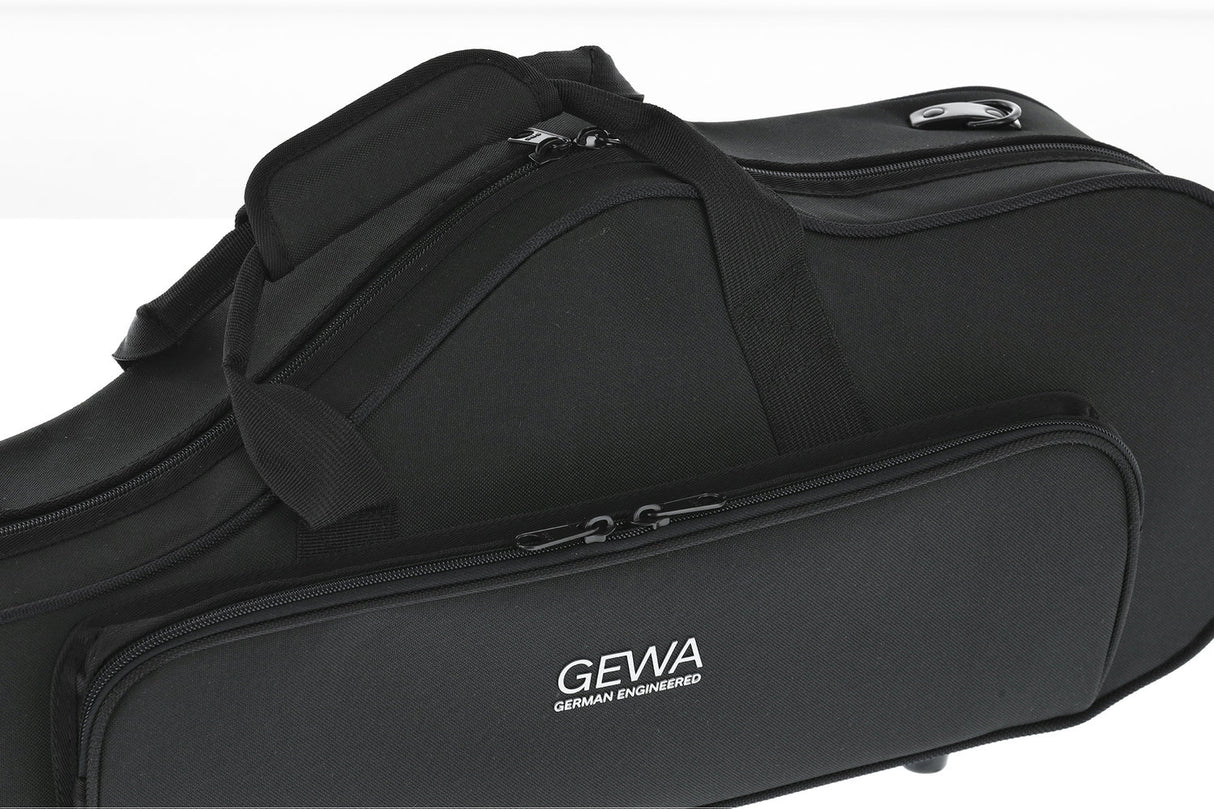 GEWA molded case for saxophones Compact - Dimensions (L x W x D in cm): 65 x 27 x 17 (Weight: 2.2 kg)