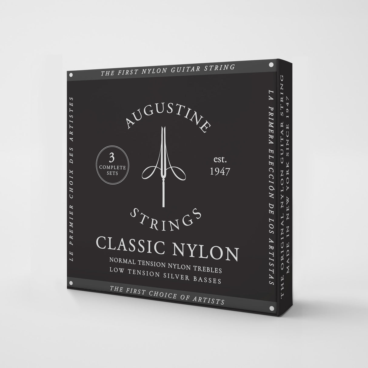 Augustine Strings for classical guitar Classic Label - 3 x Set Classic Black (normal/low)